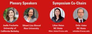 Plenary speakers and Symposium Chairs